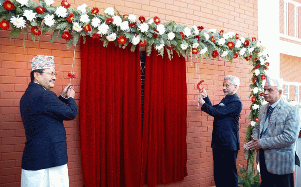 भारतीय विदेशमन्त्री एस जयशंकरद्वारा त्रिभुवन विश्वविद्यालय केन्द्रीय पुस्तकालय भवनको उद्घाटन