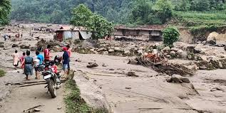 ताप्लेजुङमा बाढी पहिरोबाट २५ घर परिवार विस्थापित